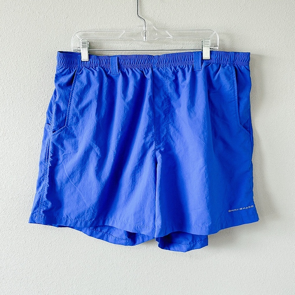 Columbia Men’s PFG Blue Swim Trunks Size XL EUC